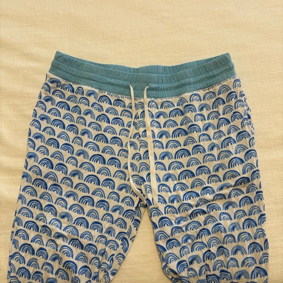 Women’s Little Sleepies Blue Rainbows Sleep Pant/Joggers - Picture 2 of 7